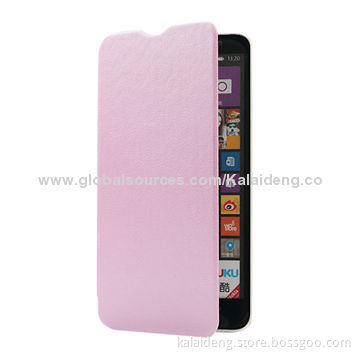 High quality folio leather cover case for Nokia lumia 1320